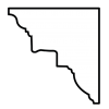 Georgian decorative cornice (CN34) - Image 2