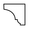 Small plain run cornice (CN45) - Image 2